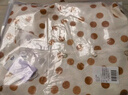 婧麒（JOYNCLEON）孕妇装夏季孕妇连衣裙薄款大码宽松波点碎花长裙 桔 L Jly157192 实拍图