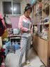 慕之美轻奢运动套装女春秋洋气妈妈装品牌卫衣外套居家锻炼通勤运动服棉 卡其色 L(建议91-110斤) 实拍图