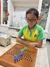 御圣 跳棋玻璃珠跳跳棋木质跳棋盘早教启蒙亲子益智游戏桌游儿童礼物 正方型跳棋盘+【玻璃珠棋子】 实拍图