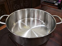 Momscook慕厨（Momscook）不锈钢火锅锅复底304平底双耳煎锅具电磁炉通用 28×9.5cm火锅-VC2809GL 实拍图