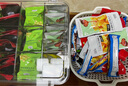 唯 M 零食收纳盒客厅茶几桌面带盖防尘分格干果储物透明宿舍杂物整理 透明12格翻盖收纳盒 实拍图
