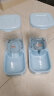 汤琪（TANGQI）宠物猫咪自动饮水机喂食器猫饮水器狗狗碗猫粮桶猫食盆猫用品 天空蓝 3.8L喂食器+3.8L喂水器 实拍图
