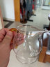 76茶业台湾玻璃公道杯带茶漏茶滤过滤网分茶器茶隔漏斗茶具配件滤茶器 茶色手把【400ml/三件套】 实拍图