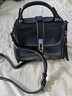 VQGT小包包斜挎包女邮差包新款时尚七夕百搭复古单肩手提包女士马鞍包 黑色 实拍图