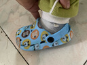 巴布豆儿童拖鞋1-3岁小童防滑凉拖鞋男童女童婴幼儿居家室内宝宝洞洞鞋 黄色78-1 18 内长13.5cm 适合脚长12.5-13cm 实拍图