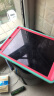 丽真 硅胶套皮套保护套外壳适用于海底捞2017新款iPad 9.7英寸平板电脑 A1822防摔保护壳 薄荷绿+玫红+钢化膜电容笔 实拍图