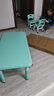 希伯熊 儿童桌子幼儿园套装塑料小桌椅宝宝学习吃饭孩子书桌游戏升降 120薄荷绿升降一桌二椅带加固 实拍图