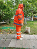 智汇反光雨衣交通雨衣雨裤套装电动车外卖防暴雨防汛环卫分体式冬季加厚棉雨衣 荧光绿【加厚款300DPU】 XL号（适合身高170-175cm） 实拍图