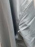 罗蒙（ROMON）冰丝弹力衬衫男短袖夏季免烫中青年商务职业正装修身抗皱薄款衬衣 浅蓝+灰绿【短袖款】 42/3XL 实拍图