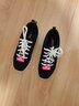 SKECHERS斯凯奇女鞋简约纯色运动鞋 轻质透气减震软底休闲鞋 12615/BKW 黑色/白色 37 实拍图