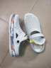 TOPULAIFU 凉鞋男洞洞鞋男 2022夏季时尚韩版休闲拖鞋男户外涉水海边包头沙滩鞋潮 0916-米白 44 实拍图