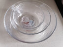 维特玛诺日式透明钢化玻璃碗套装水果蔬菜沙拉碗耐热大汤碗家用可微波 6+7+9英寸【3件套】 晒单实拍图