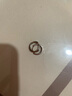 十六月缘 925银耳扣女款潮小耳圈女银耳钉日韩小众设计感小圆圈耳环送女友 车花耳扣 银色 实拍图