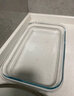 博为（BW） 盘子家用菜盘钢化玻璃加厚鱼盘微波炉烤箱用大号长方形盘子 11.6英寸 钢化玻璃烤盘 实拍图