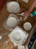 景德镇（jdz）景德镇官方白瓷玲珑陶瓷餐具套装碗碟套装碗盘套装 玉牡丹36头 晒单实拍图