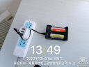 QOOWA 智能变灯USB多功能充电器18650/26650电池适用双槽 实拍图