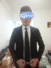 啄木鸟西服套装男士青年新郎结婚商务休闲职业正装小西装男毕业工装服 二扣黑色套-装+衬衫+皮带领带 M 实拍图