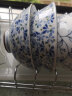 光峰 日本进口小蓝芽陶瓷米饭碗汤碗泡面碗复古碗日式家用餐具釉下彩 14.5*6.5cm 大号碗5.7英寸(反口) 实拍图