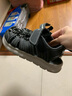 Skechers斯凯奇儿童运动凉鞋男童沙滩鞋镂空防滑夏季中大童大头鞋400041L 男童/黑色/灰色/BKGY 27.5 实拍图