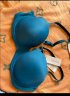 遐（HSIA）小青提内衣女无痕胸罩大胸显小 女士乳胸全罩杯贴性感光面文胸 星空蓝-标准版 80C/36C 实拍图