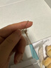 Colaivkloia情侣款项链男女玫瑰金色银锁骨链黑白吊坠情人节生日礼物送男女友 XL0115陶瓷白（银项链） 实拍图