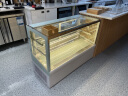 乐创（lecon） 商用蛋糕柜展示柜 冷藏水果甜品保鲜柜寿司西点柜风冷玻璃冰柜 直角风冷+除雾 白色 0.9米台式 晒单实拍图