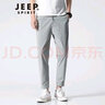 JEEP SPIRIT休闲裤男夏季新款小脚裤男士商务透气冰丝裤弹力速干九分裤子 灰色 29 实拍图