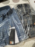 杉杉（FIRS）纯棉磨毛长袖衬衫男 中年爸爸装全棉格子衬衣男 A1065-1 39  实拍图