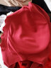 ubras侧收大杯背勾文胸收副乳内衣女大胸显小防下垂无钢圈胸罩 固定肩带-丝绒红 M(70C/70D/75B/75C/75D) 实拍图