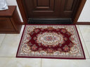 阿彌達入户门垫地垫进门脚垫家用吸水防滑厨房垫门厅玄关门口可机洗垫子 029酒红 80cm*120cm【默认长方形】 实拍图
