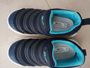 回力童鞋2026春秋新款毛毛虫鞋儿童运动鞋男童鞋子女童舒适软底休闲鞋 深蓝（革面） 31 内长约19.6cm 实拍图