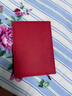 木雷 商务笔记本本子文具定制加厚带扣礼盒套装带笔磁扣可印logo记事本办公用品开会议工作日记本记录本 601-B5红色 实拍图