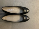爱步（ECCO）高跟鞋 女鞋优雅圆头浅口粗跟单鞋女 雕塑45  230203 黑色23020301001 35 实拍图