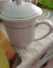 洁雅杰陶瓷茶杯 带盖水杯子(350ml)陶瓷茶杯陶瓷办公杯 贵族杯 实拍图
