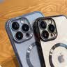 爵士驼【自带镜头膜】爵士驼 苹果13ProMax手机壳iPhone13车载可磁吸保护套magsafe充电女 苹果13Pro【香槟金】强力磁吸+防爆镜头膜 实拍图