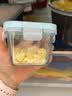 sungsa耐热玻璃小保鲜盒冰箱肉丝肉沫冷冻收纳盒小咸菜盒酱料盒小饭盒 方形（高硼硅10个装） 实拍图