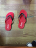 美泊客人字拖男防滑耐磨潮时尚夹脚拖鞋韩版夏季鞋子 红色 39 实拍图