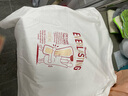米子旗白色长袖纯棉T恤女2025年春秋季宽松韩版闺蜜装 春秋黑字1284右下摆 白色 XL 120-130斤 实拍图