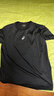 亚瑟士ASICS运动T恤男子跑步短袖透气舒适运动上衣 2031E116-001 黑色 L 实拍图