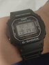 卡西欧（CASIO）手表G-SHOCK系列小方块石英电子表防水防震多功能户外运动日韩表 正显小方块DW-5600UE-1/DW-5600E-1 实拍图