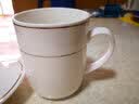 天城一品 陶瓷杯酒店宾馆会议白瓷茶杯办公室盖杯茶杯带盖杯喝水杯子定制 景式金边杯 实拍图
