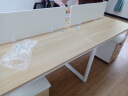 欧宝美职员办公桌现代简约办公桌椅组合屏风工位电脑桌双人位含柜 实拍图