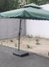 有庭户外遮阳伞庭院伞双顶罗马伞室外别墅保安岗伞太阳伞岗亭伞大理石 3.0米方形丨留言颜色+300水箱座 实拍图