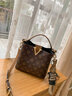 酷奇露娜轻奢包包女款2025年单肩包斜挎女包奢侈品牌送老婆女友生日礼物 咖啡色【次日达】 实拍图