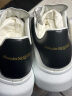 亚历山大麦昆（Alexander McQueen）AMQ男士系带小白鞋阔型休闲运动鞋 白色/黑色 40.5 七夕礼物 实拍图