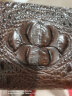 汉兰特鳄鱼皮手包男真皮手拿包男士包包钱包新款密码锁皮包 H0105-60101 咖啡色头部 实拍图
