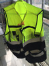 徽安良品 反光背心马甲 安全骑行反光衣 应急反光衣服 摩托车反光马甲 交通施工建筑工地荧光马甲可印字 黄黑拼 XL码 实拍图