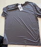 真维斯（Jeanswest）冰丝速干短袖t恤男夏季简约百搭宽松凉感T男士透气吸汗运动半袖衫 深灰 枫树叶_K 3XL 【宽松透气】 实拍图