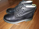 百丽（Belle）复古粗跟马丁靴男休闲工装风机车短靴加绒92267DD0 黑色(6孔) 39 (245mm) 实拍图