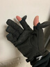 马田专业摄影手套单反微单相机触屏加厚保暖男女冬加绒防寒防风露指半指耐磨骑行运动户外开车防滑手套 四代大码 实拍图